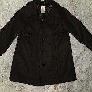 Girls Gymboree Black Dress Coat